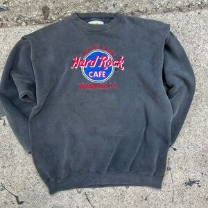 Hard Rock Cafe Charcoal Crewneck Sweater